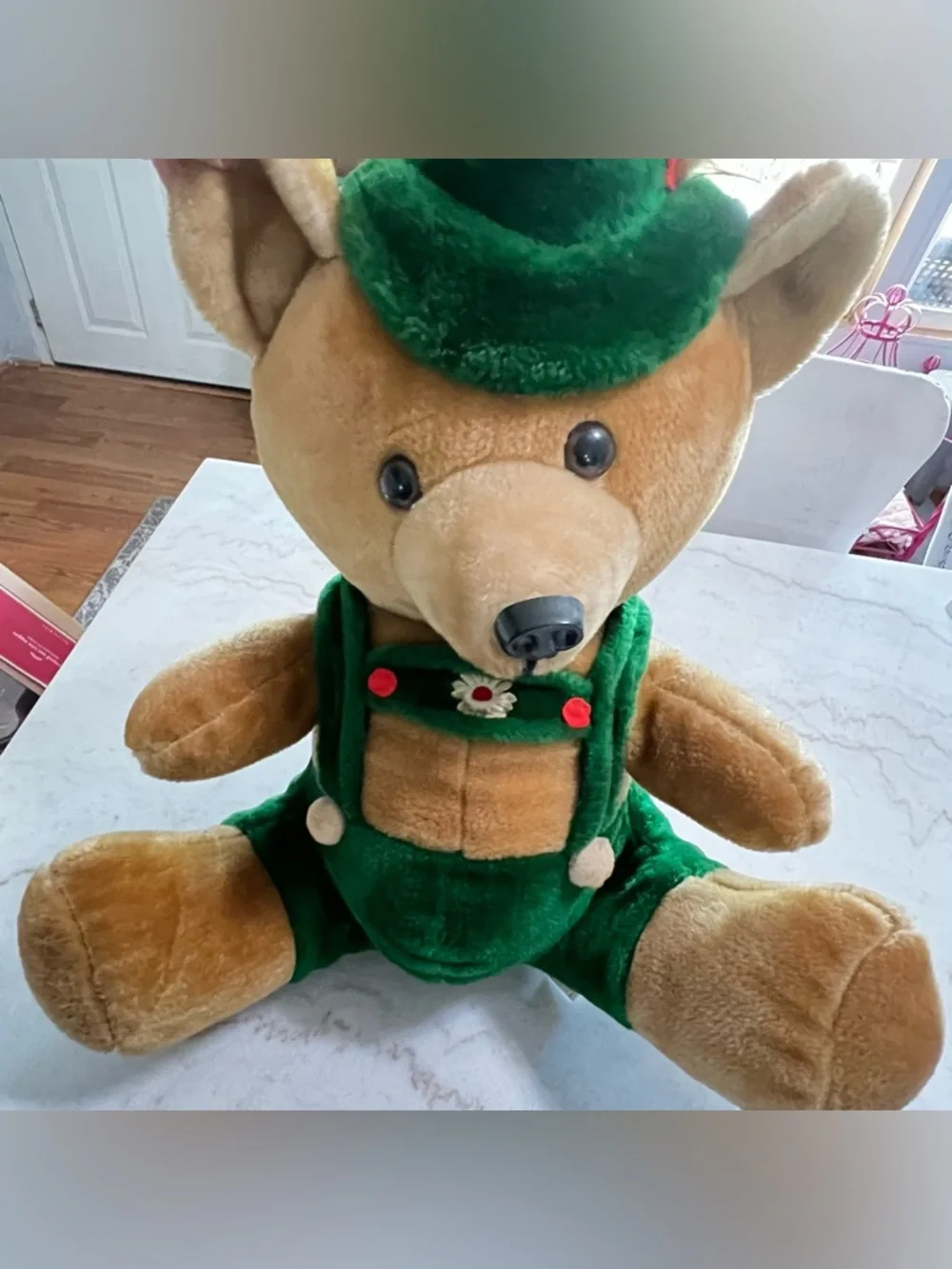 Vintage 70’s Capital Toy Co. Oktoberfest Theme 20” Plush Bear Great Condition
